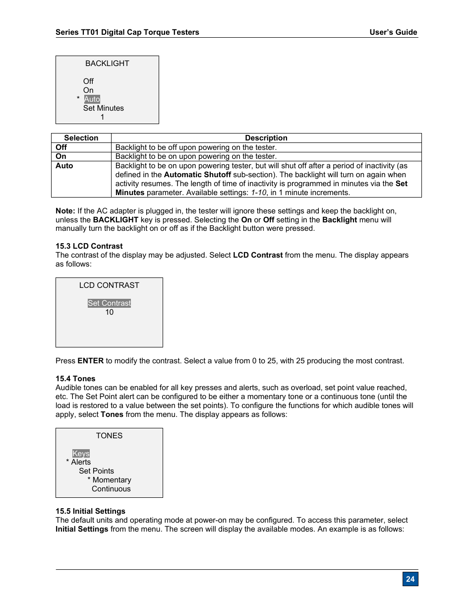 Checkline CAP-TT01 User Manual | Page 25 / 28