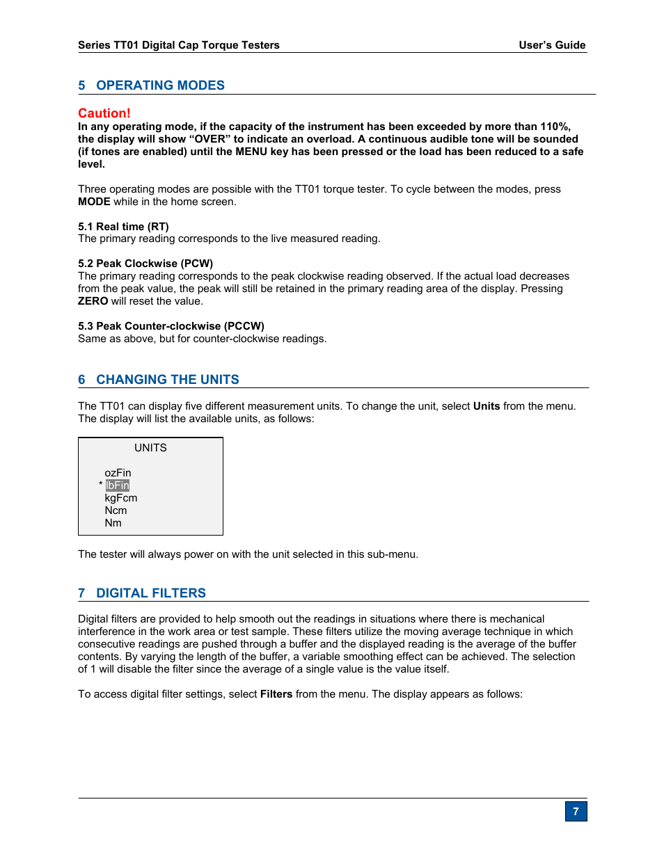 Checkline CAP-TT01 User Manual | Page 8 / 28