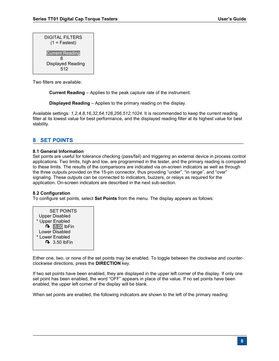 Checkline CAP-TT01 User Manual | Page 9 / 28