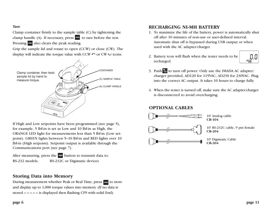 Checkline DTX2 User Manual | Page 6 / 8