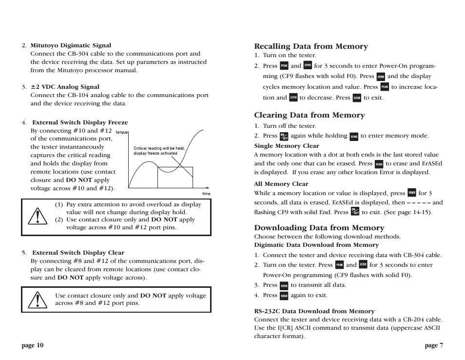 Checkline DTX2 User Manual | Page 7 / 8