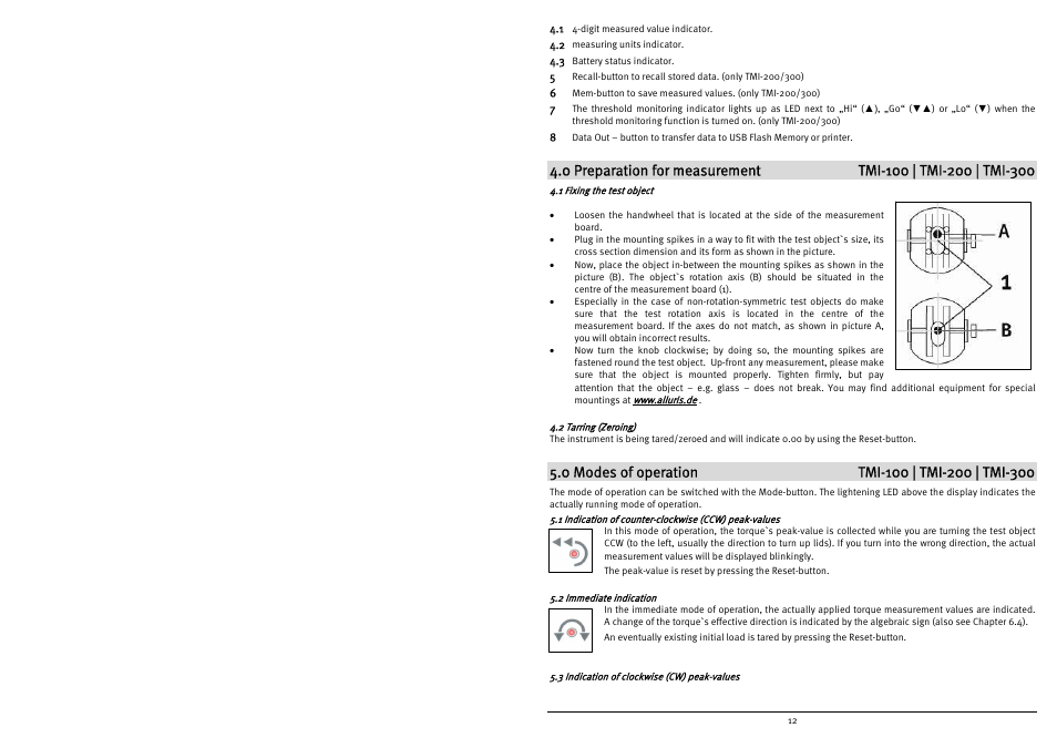 Checkline TMI-300 User Manual | Page 14 / 56