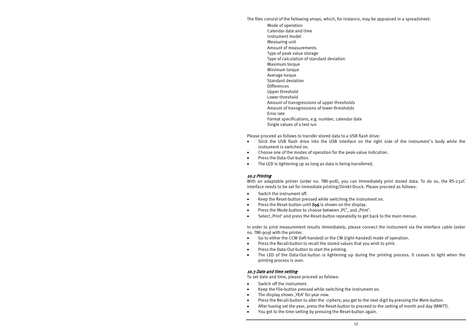 Checkline TMI-300 User Manual | Page 19 / 56