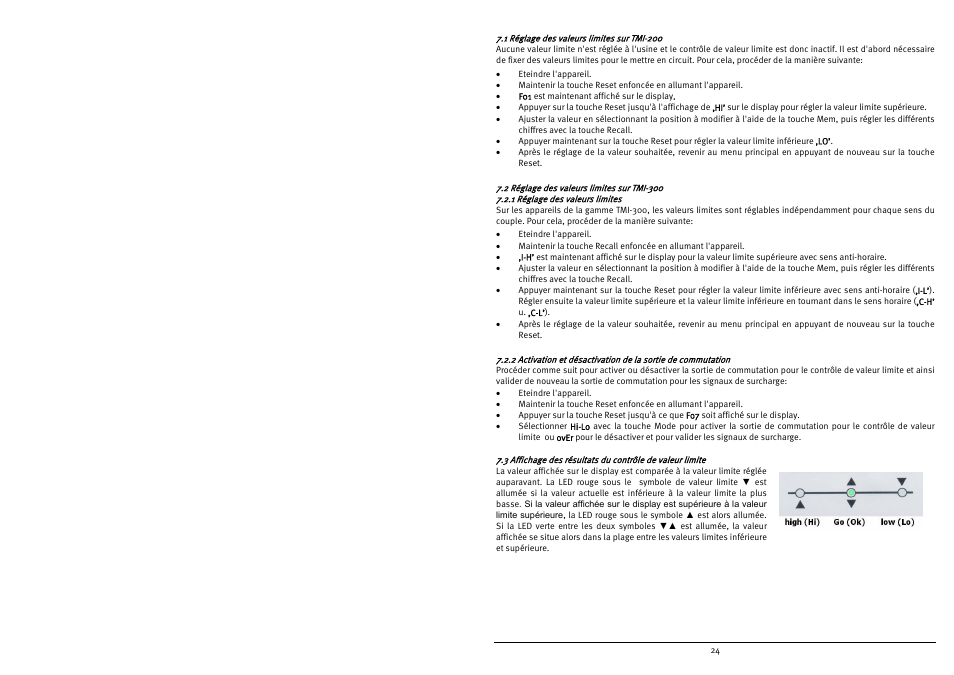 Checkline TMI-300 User Manual | Page 26 / 56