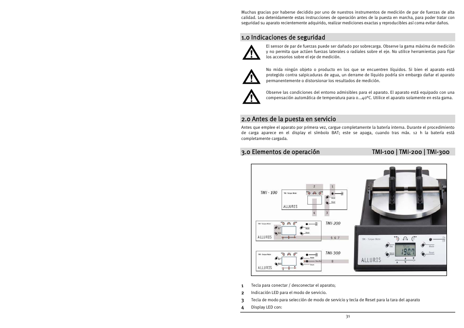 Checkline TMI-300 User Manual | Page 33 / 56