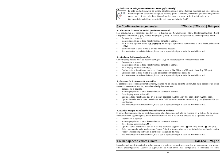 Checkline TMI-300 User Manual | Page 35 / 56