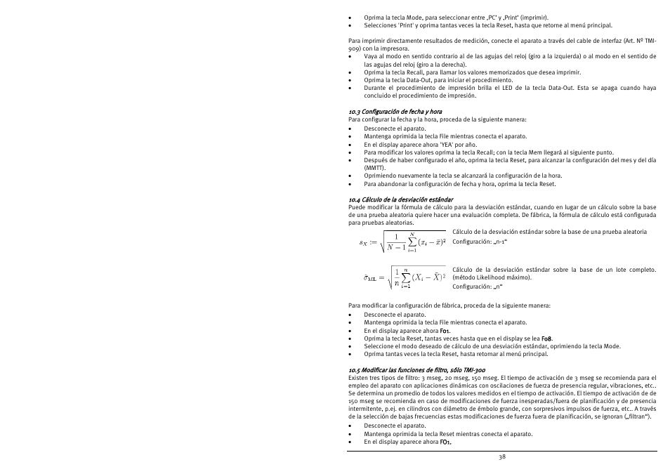 Checkline TMI-300 User Manual | Page 40 / 56