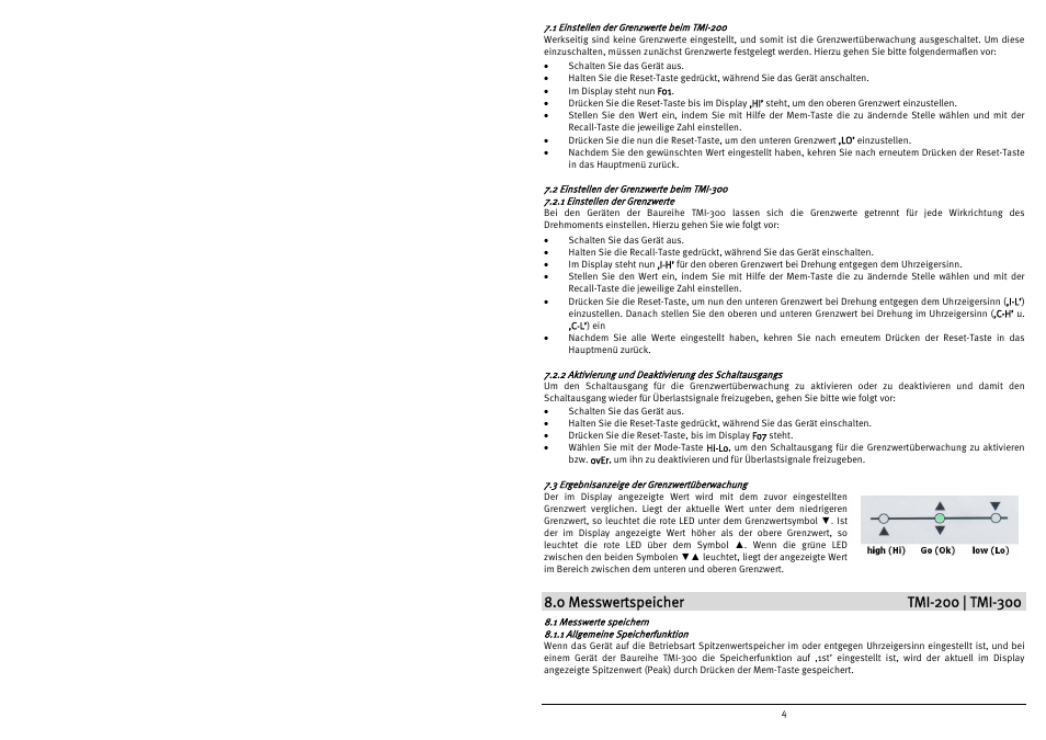 Checkline TMI-300 User Manual | Page 6 / 56