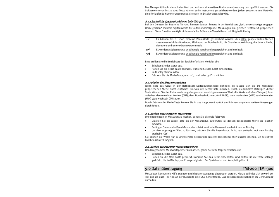 Checkline TMI-300 User Manual | Page 7 / 56