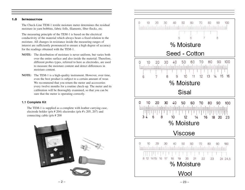 Checkline TEM-1 User Manual | Page 2 / 13