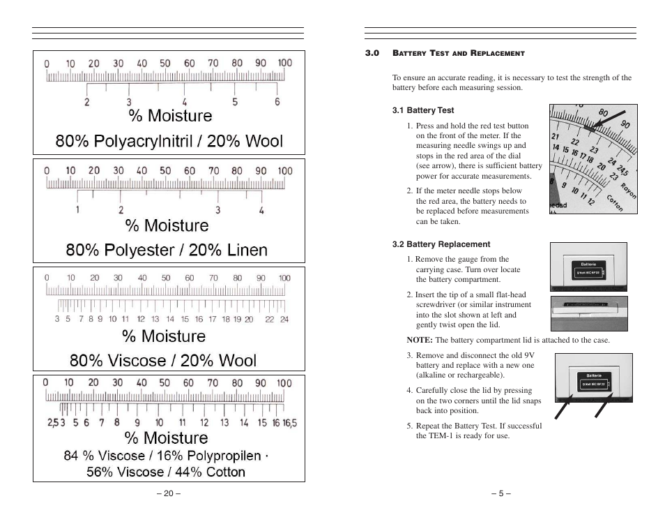 Checkline TEM-1 User Manual | Page 5 / 13