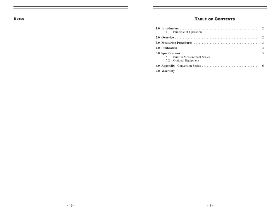 Checkline DHT-2 User Manual | 9 pages