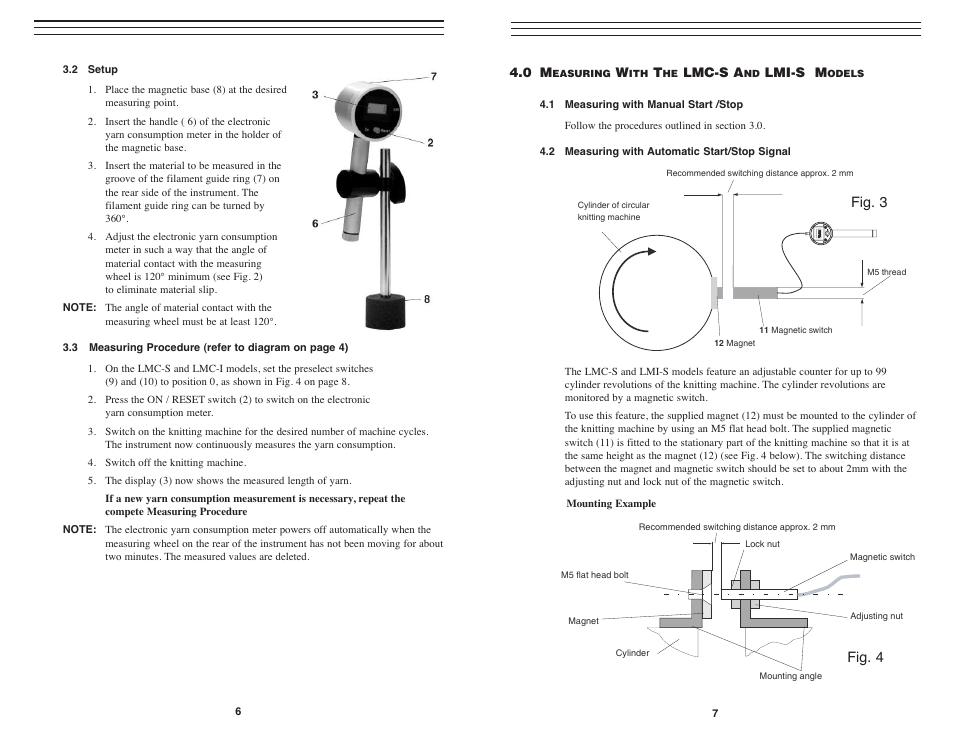 Fig. 3 fig. 4 | Checkline LMI-LMC User Manual | Page 6 / 7