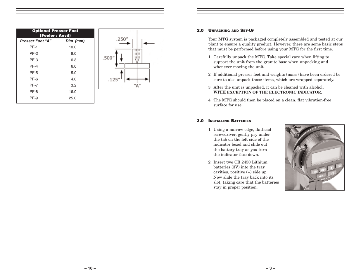 Checkline MTG User Manual | Page 3 / 7