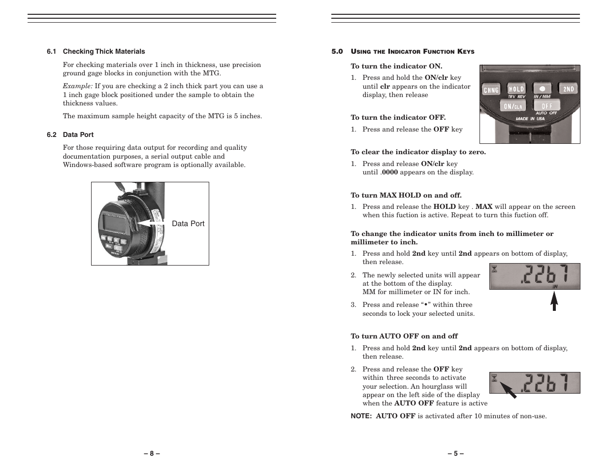 Checkline MTG User Manual | Page 5 / 7
