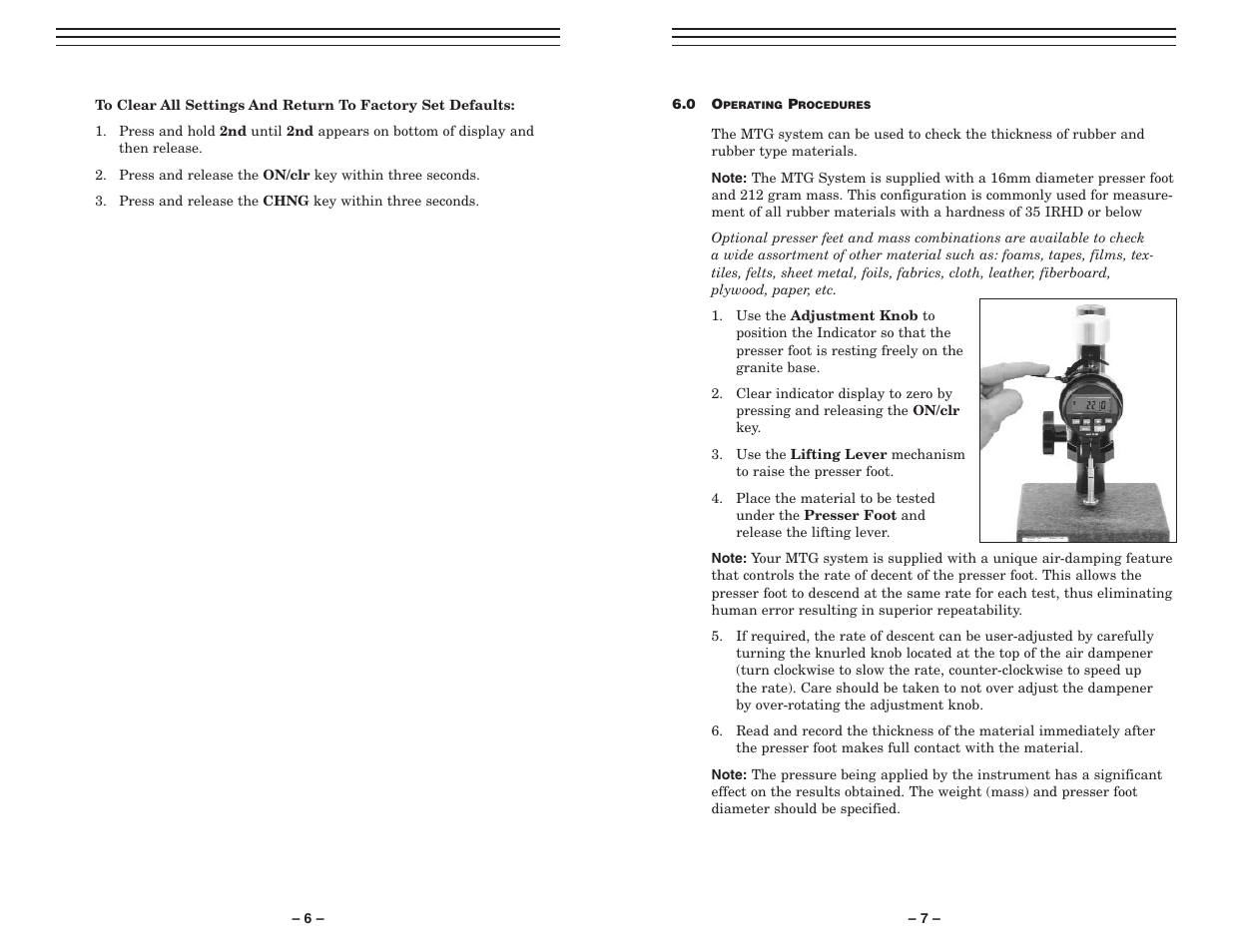 Checkline MTG User Manual | Page 6 / 7