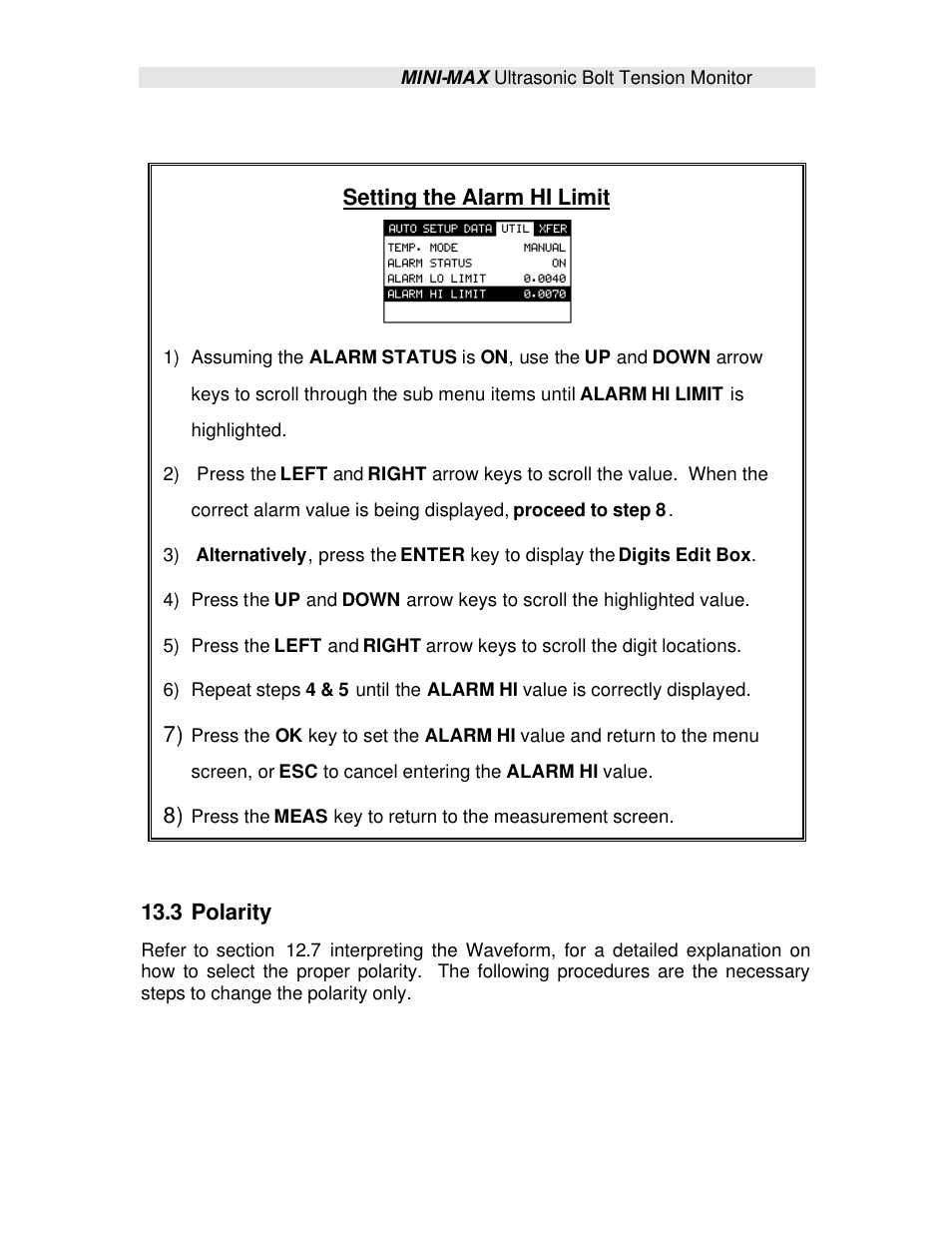 Checkline TI-MINIMAX User Manual | Page 153 / 181