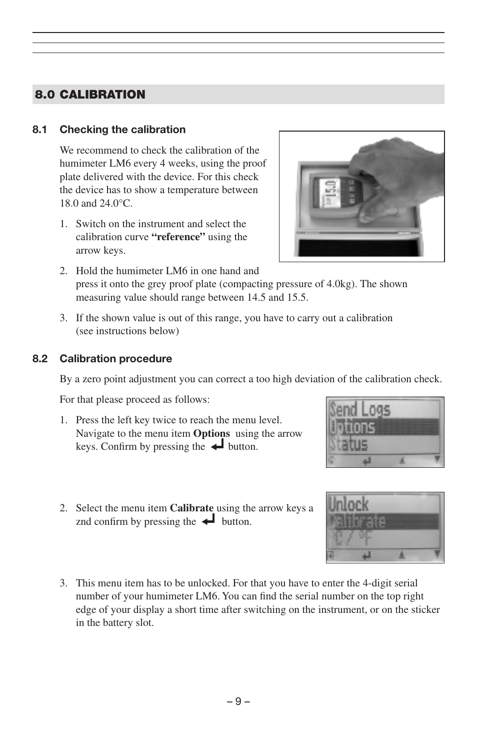 Checkline LM6 User Manual | Page 10 / 14