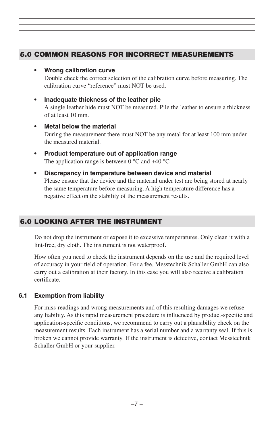 Checkline LM6 User Manual | Page 8 / 14
