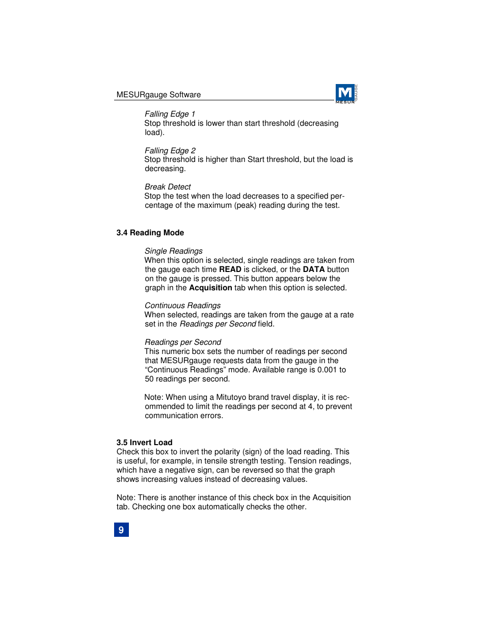 Checkline MESURgauge User Manual | Page 10 / 32