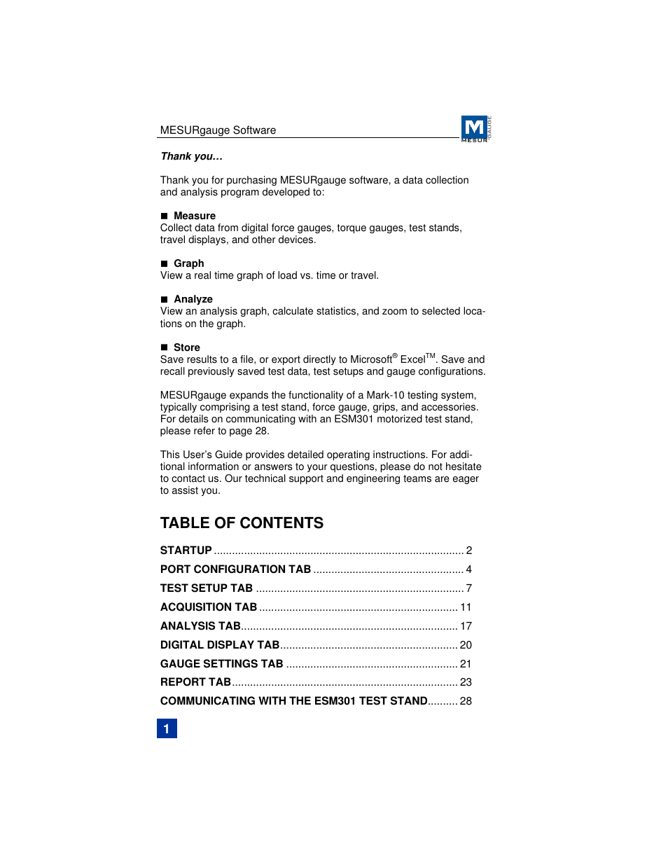 Checkline MESURgauge User Manual | Page 2 / 32