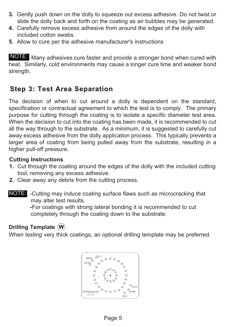 Step 3: test area separation | Checkline AT-A User Manual | Page 4 / 11