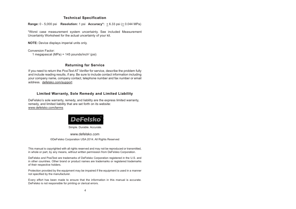 Checkline AT-VERIFY User Manual | Page 4 / 4