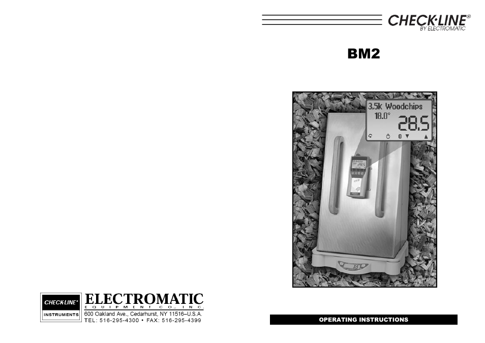 Biomass moisture meter | Checkline BM User Manual | Page 9 / 9