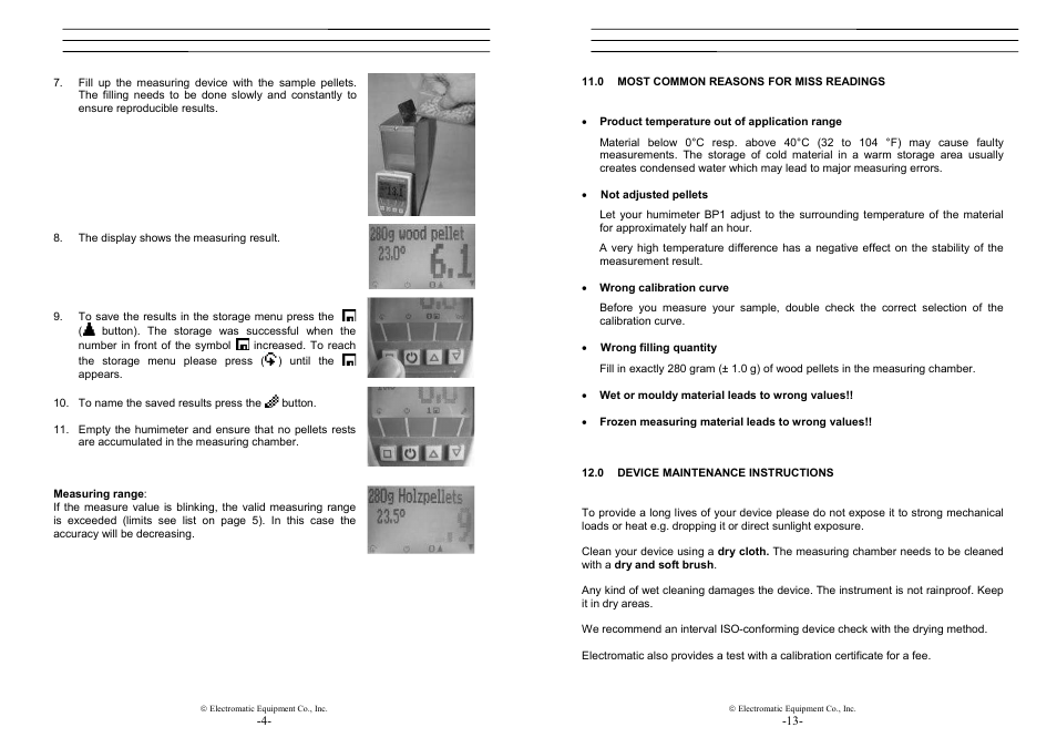 Checkline BP1 User Manual | Page 4 / 9