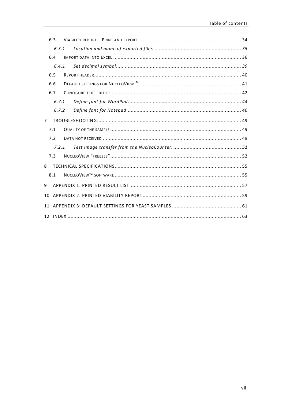 ChemoMetec NC-100 User Manual | Page 10 / 76