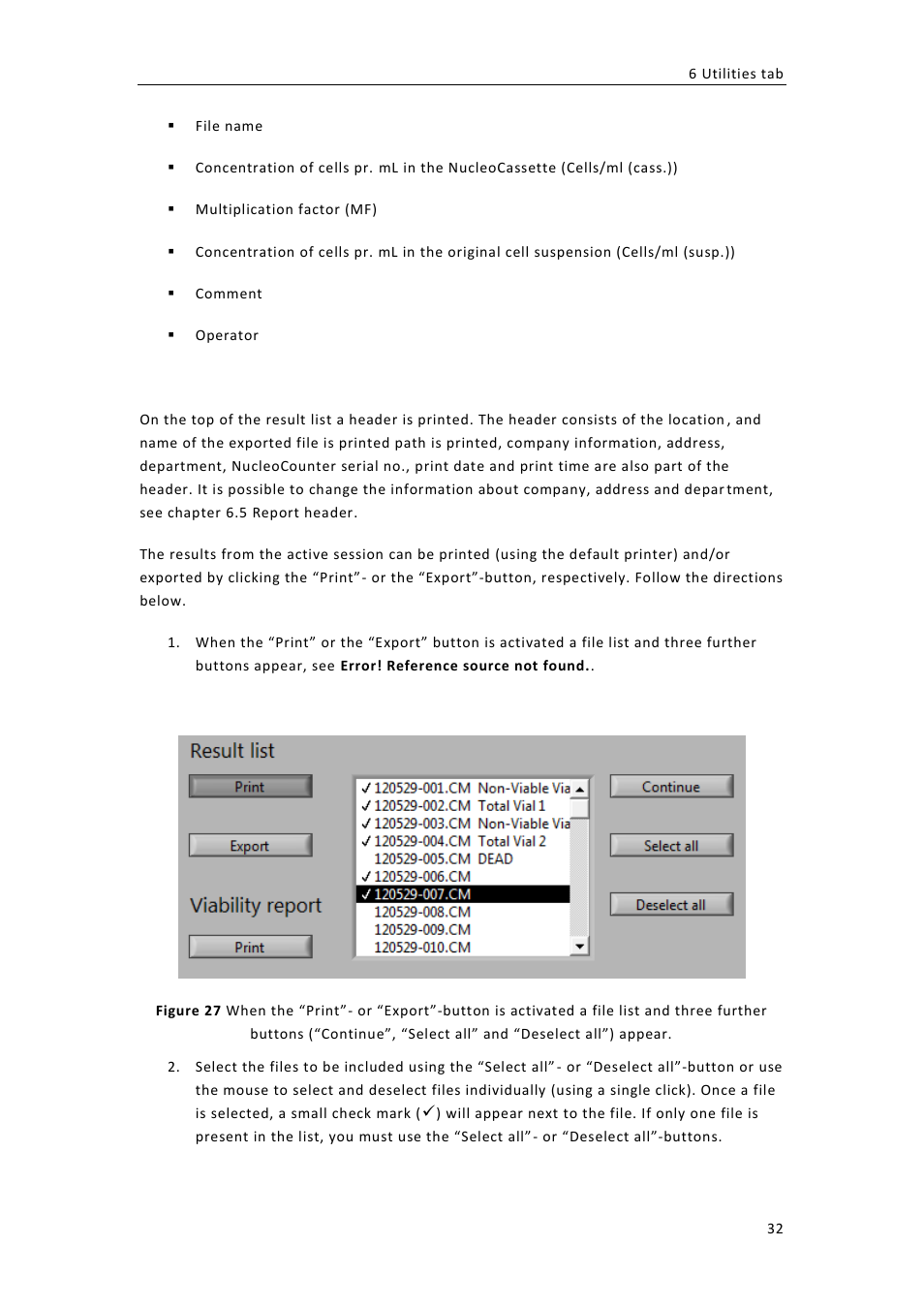 ChemoMetec NC-100 User Manual | Page 42 / 76