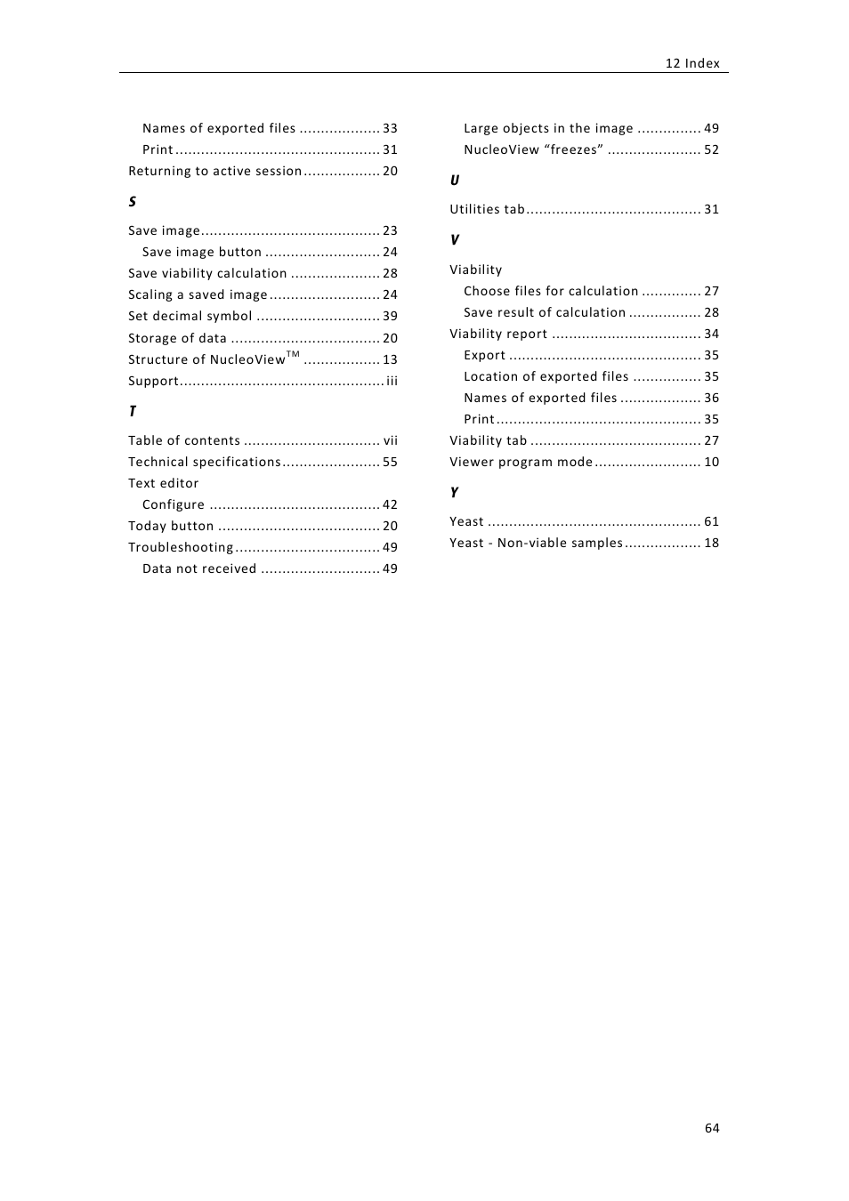 ChemoMetec NC-100 User Manual | Page 74 / 76