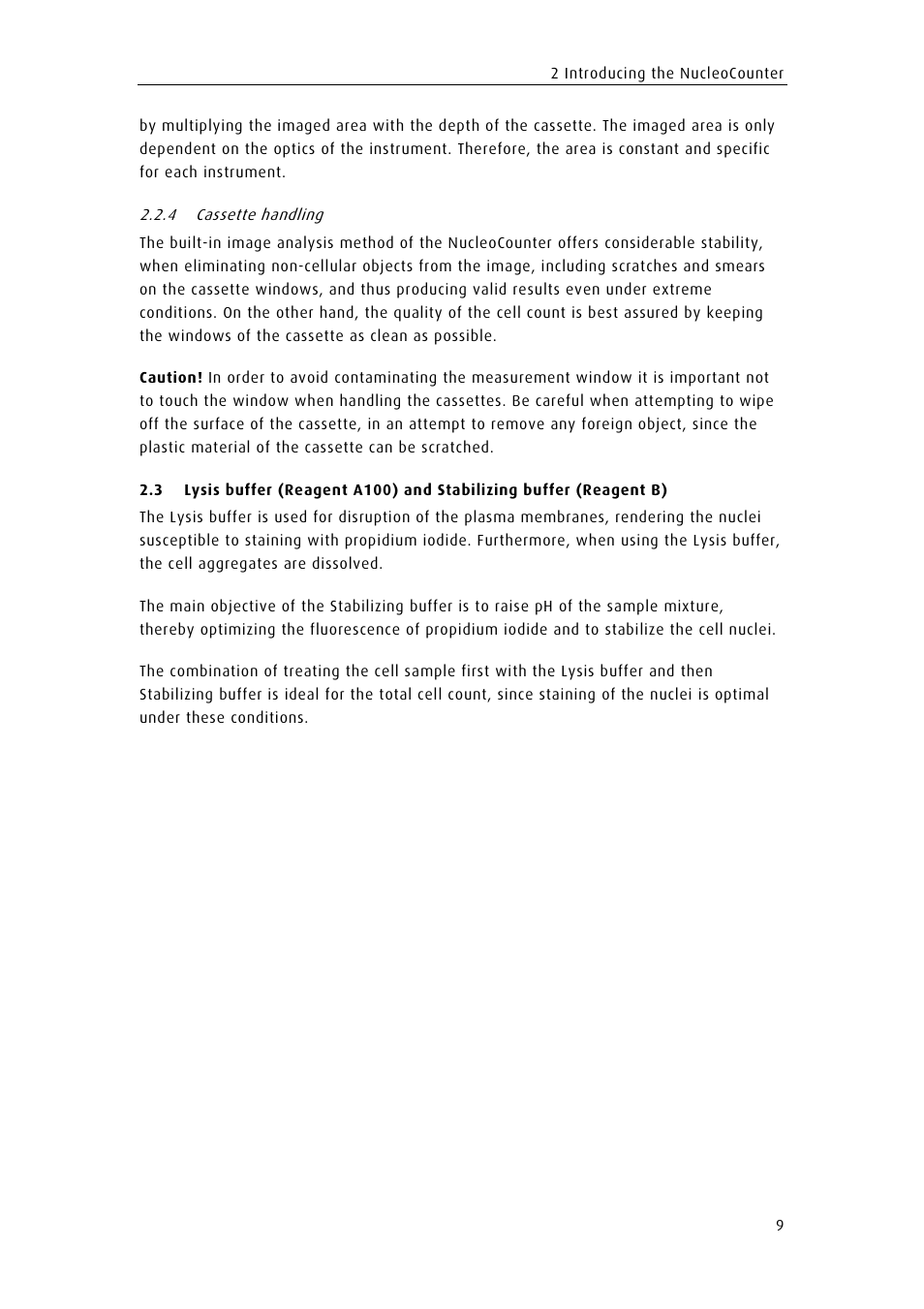 ChemoMetec NC-100 User Manual | Page 25 / 68
