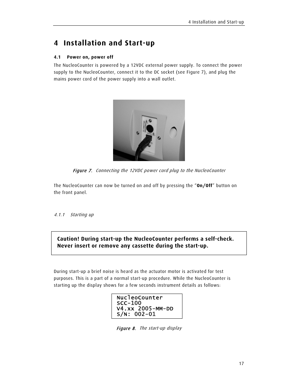 4 installation and start-up | ChemoMetec SCC-100 User Manual | Page 29 / 56