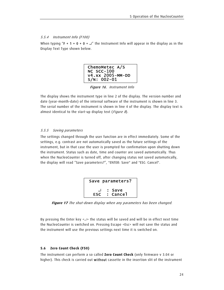 ChemoMetec SCC-100 User Manual | Page 36 / 56
