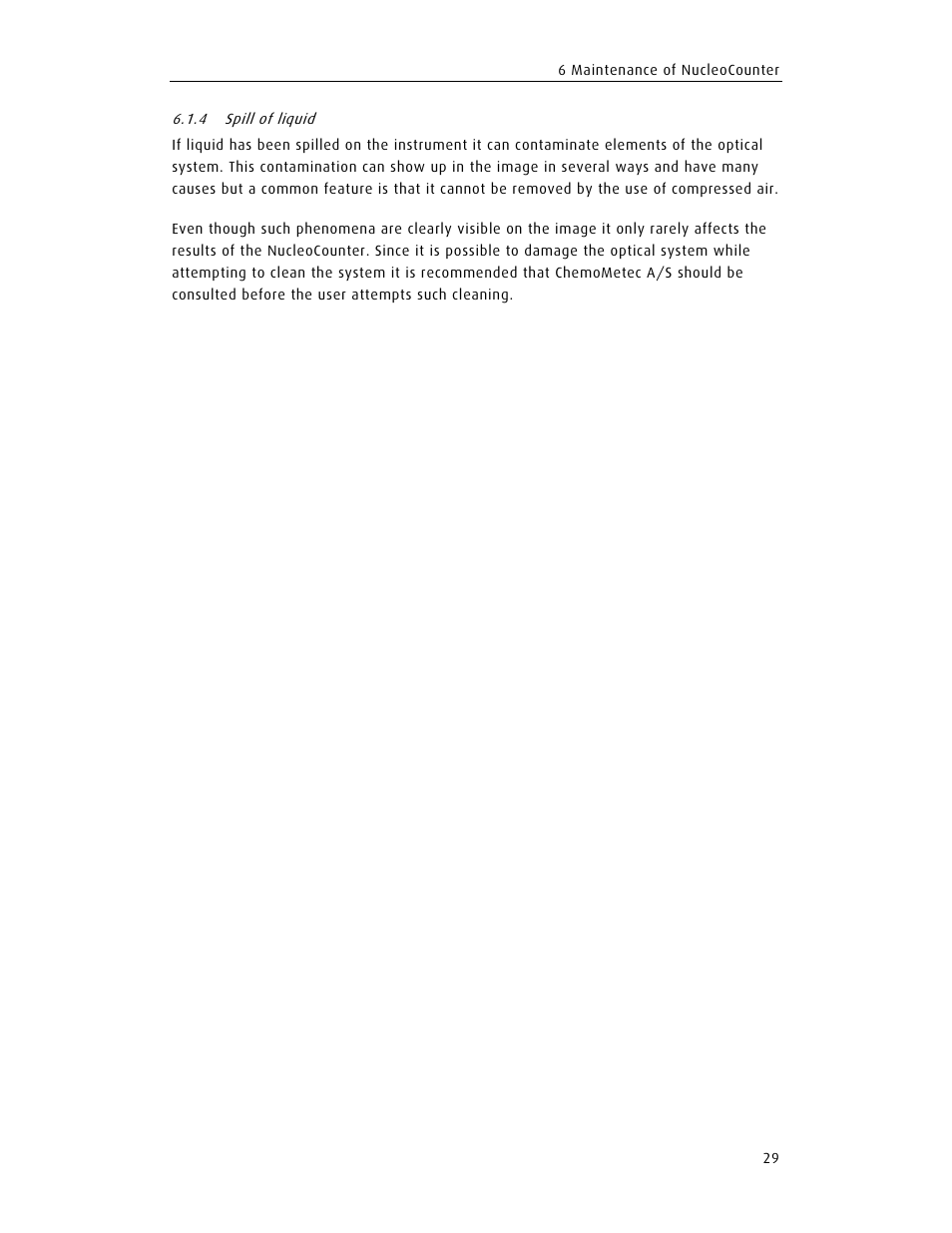 ChemoMetec SCC-100 User Manual | Page 41 / 56