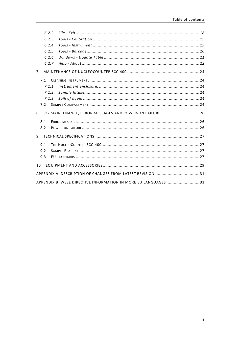 ChemoMetec SCC-400 User Manual | Page 16 / 51