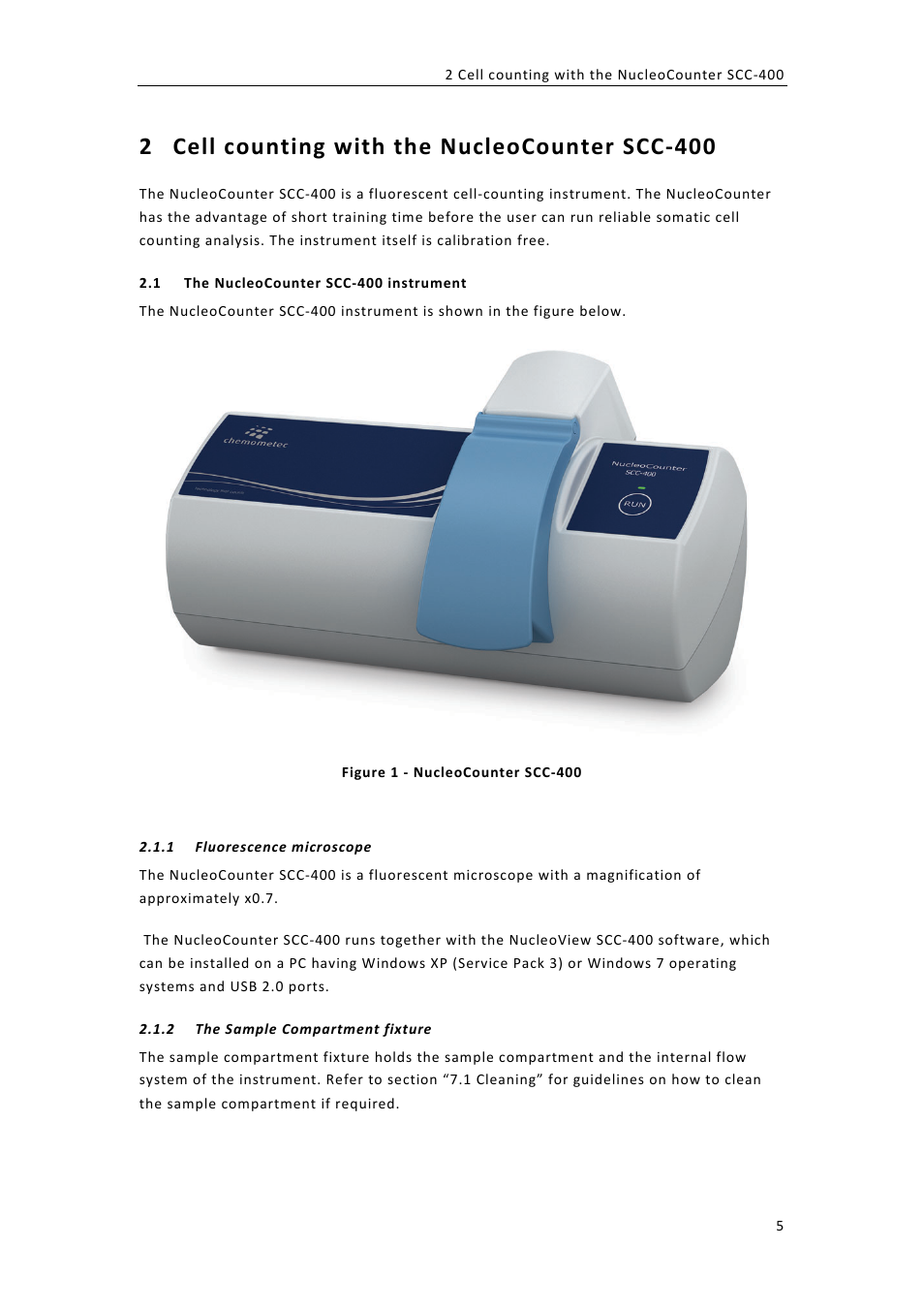 2 cell,counting,with,the,nucleocounter,scc.400 | ChemoMetec SCC-400 User Manual | Page 19 / 51