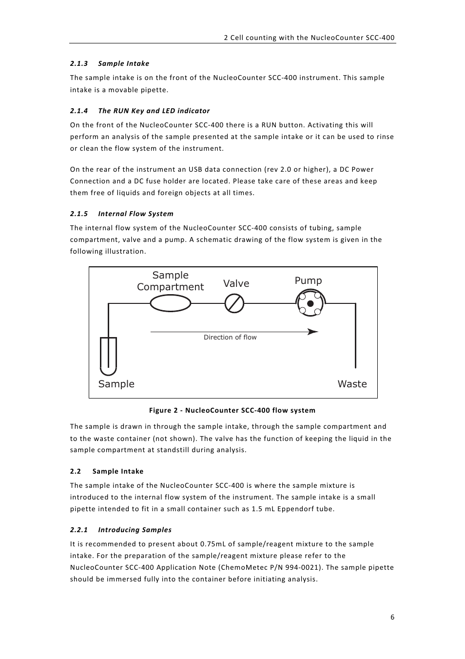 ChemoMetec SCC-400 User Manual | Page 20 / 51