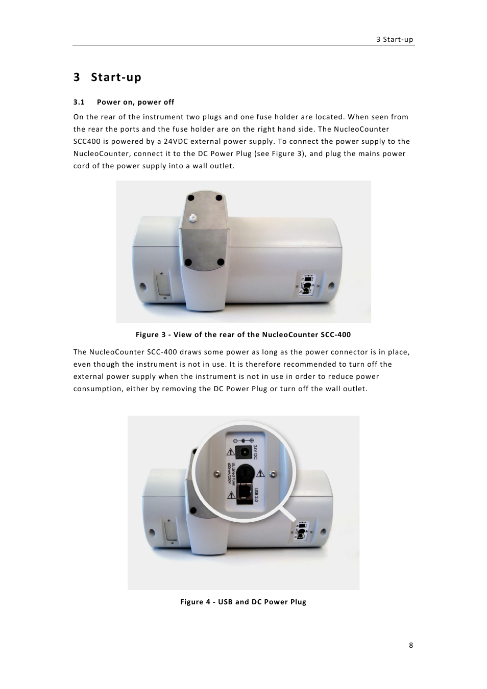 3 start.up | ChemoMetec SCC-400 User Manual | Page 22 / 51