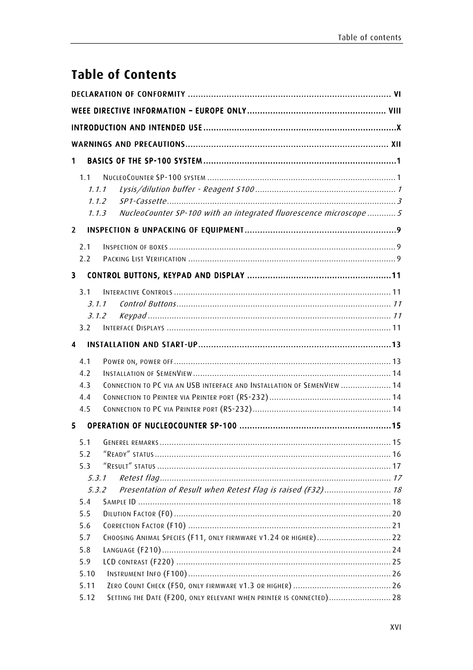 ChemoMetec SP-100 User Manual | Page 17 / 78