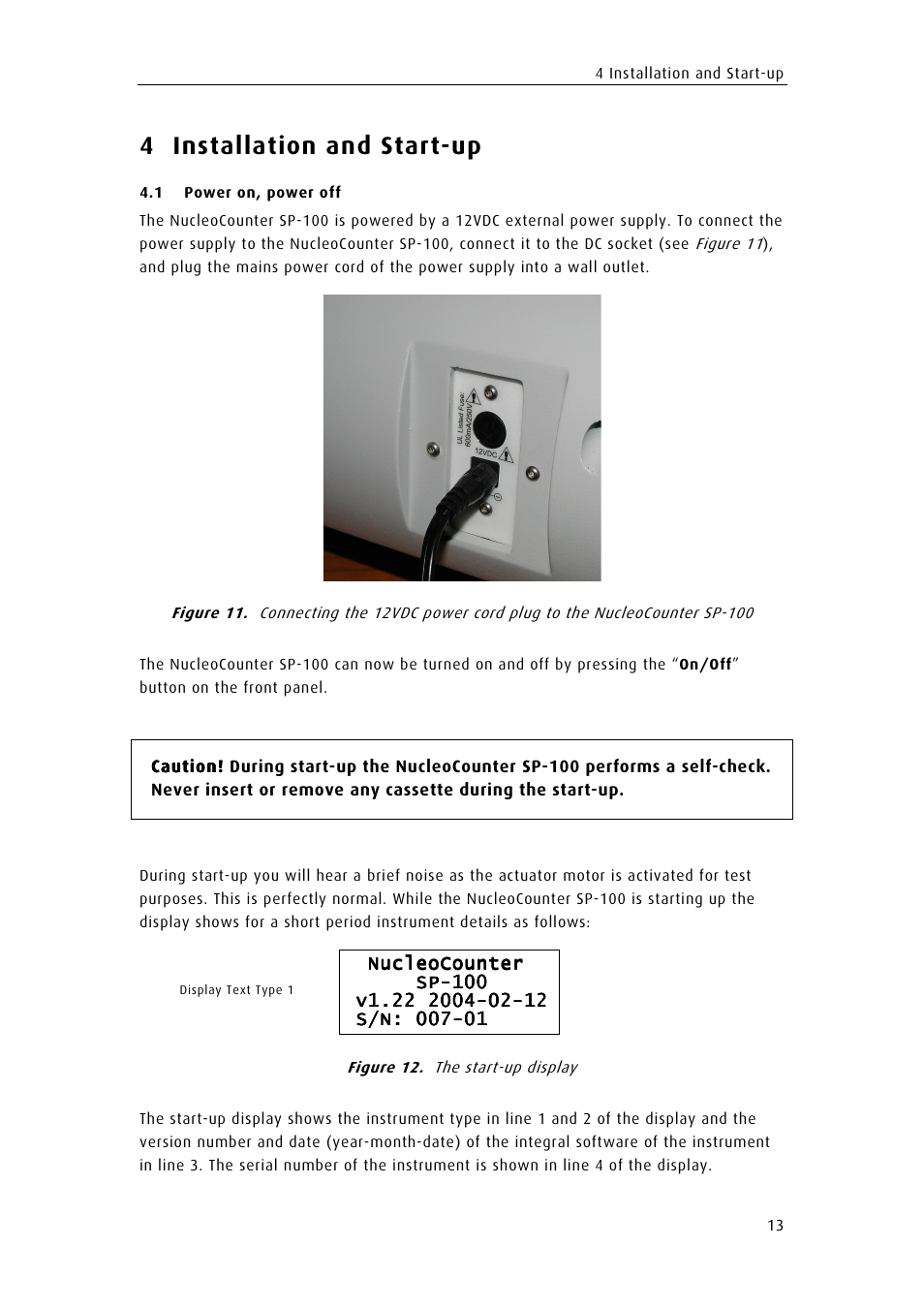 4 installation and start-up | ChemoMetec SP-100 User Manual | Page 31 / 78