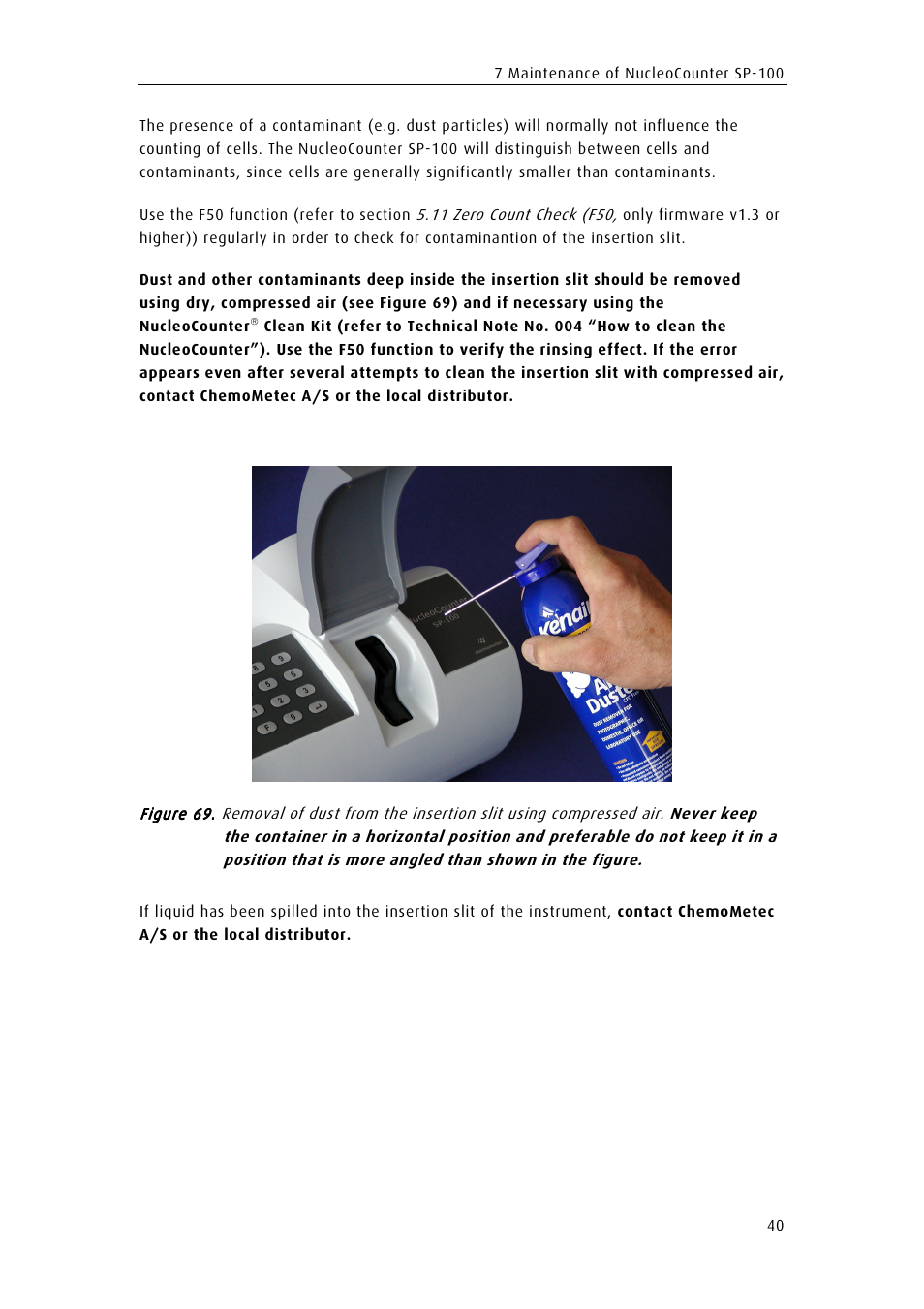 ChemoMetec SP-100 User Manual | Page 58 / 78