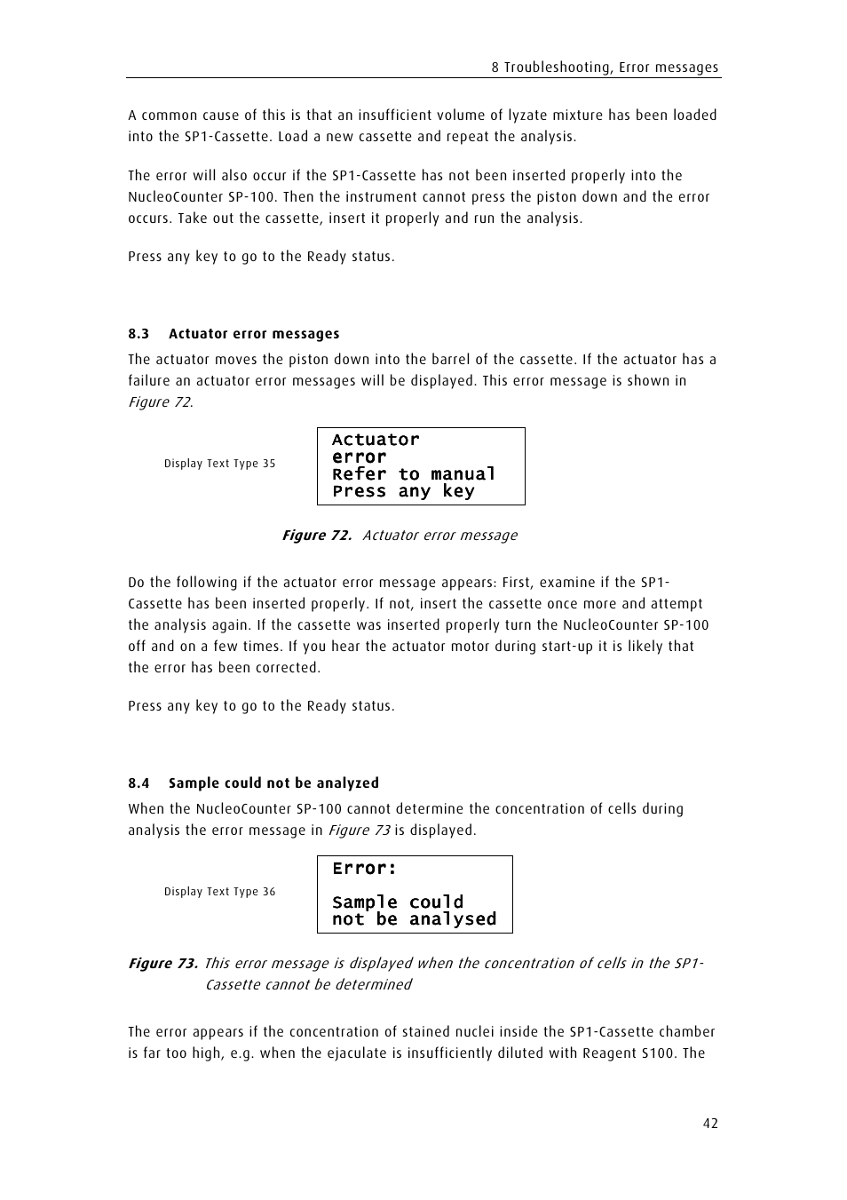 ChemoMetec SP-100 User Manual | Page 60 / 78