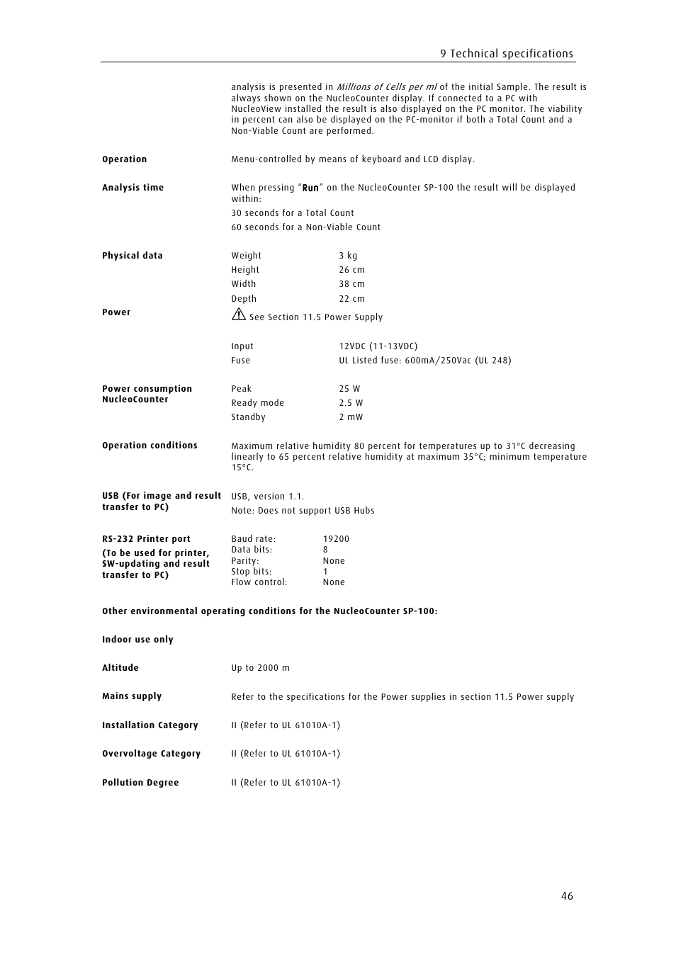 ChemoMetec SP-100 User Manual | Page 64 / 78