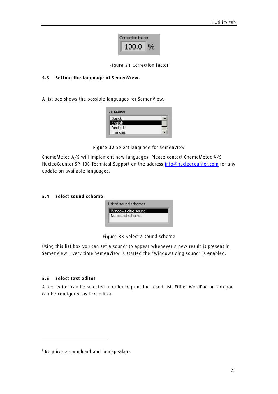 ChemoMetec SP-100 User Manual | Page 33 / 61