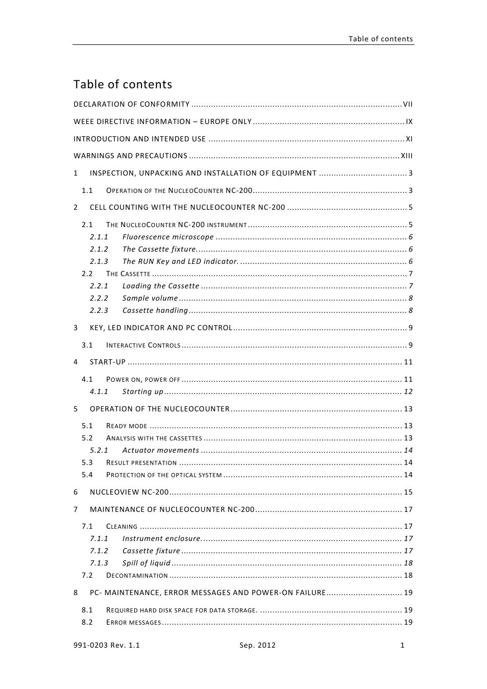 ChemoMetec NC-200 User Manual | Page 15 / 45