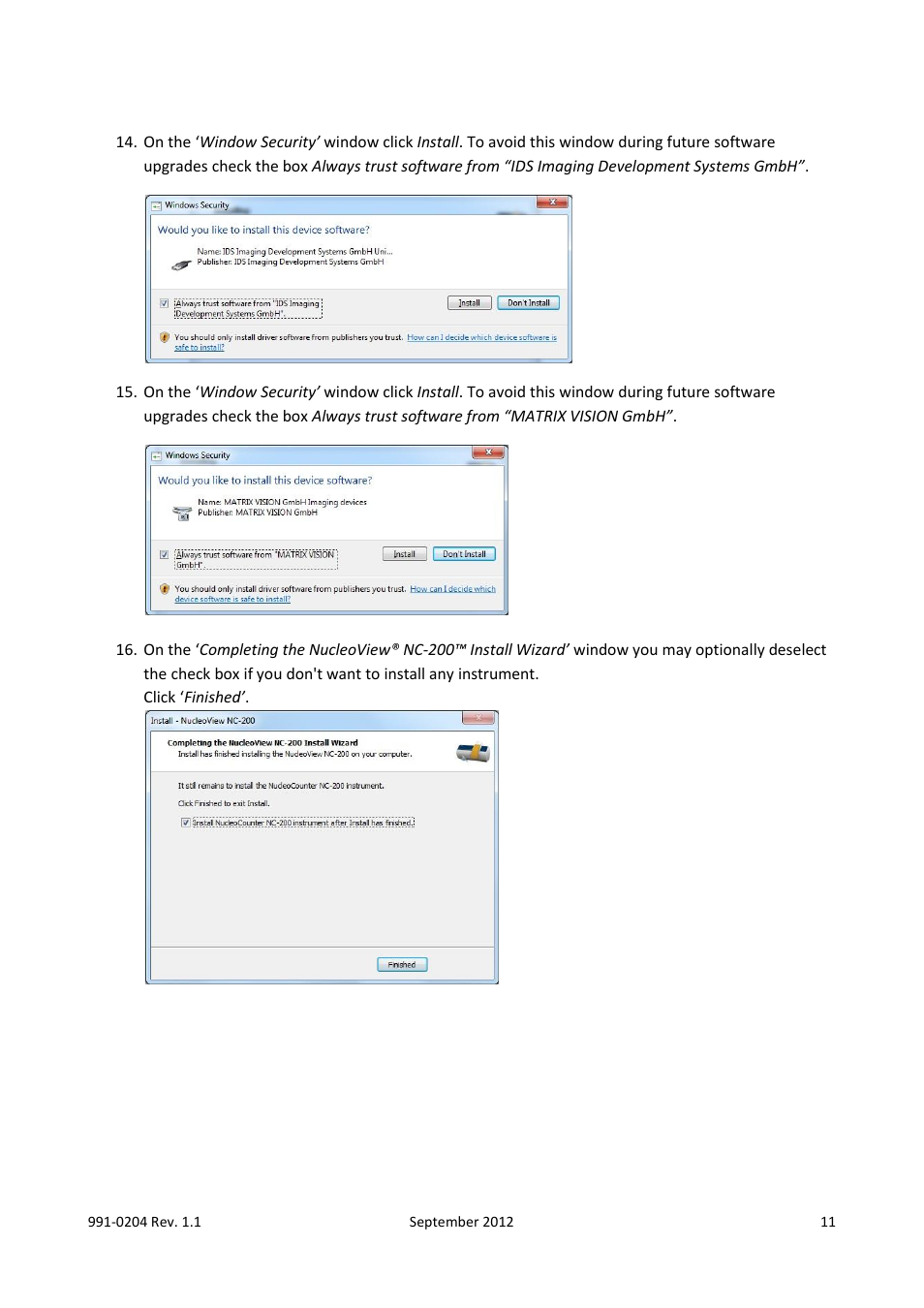 ChemoMetec NC-200 User Manual | Page 11 / 47