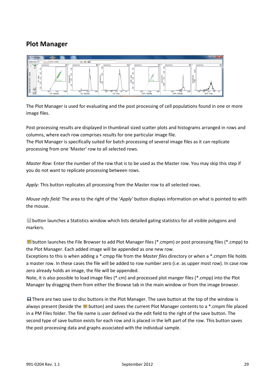 Plot manager | ChemoMetec NC-200 User Manual | Page 29 / 47