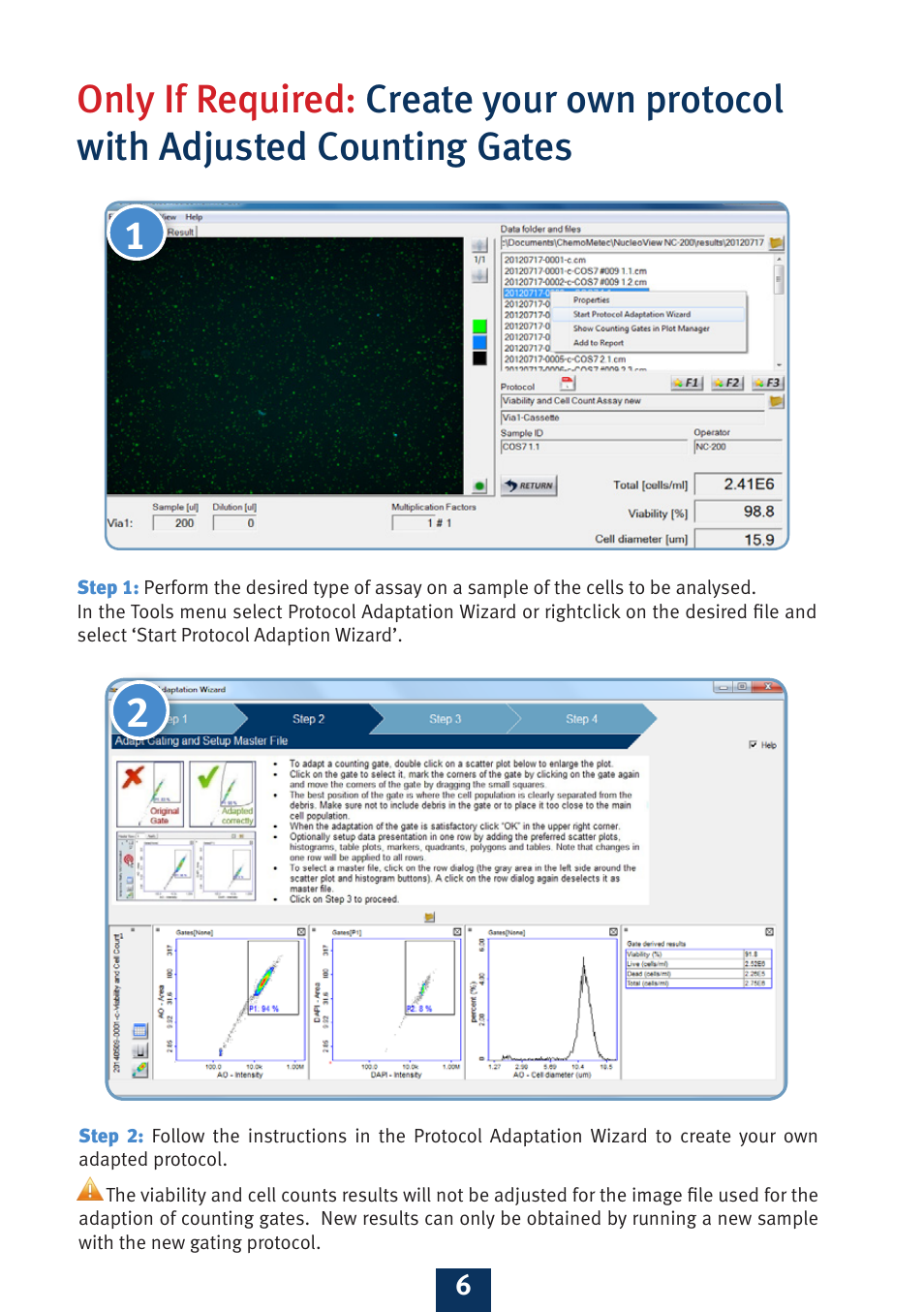 ChemoMetec NC-200 User Manual | Page 7 / 8